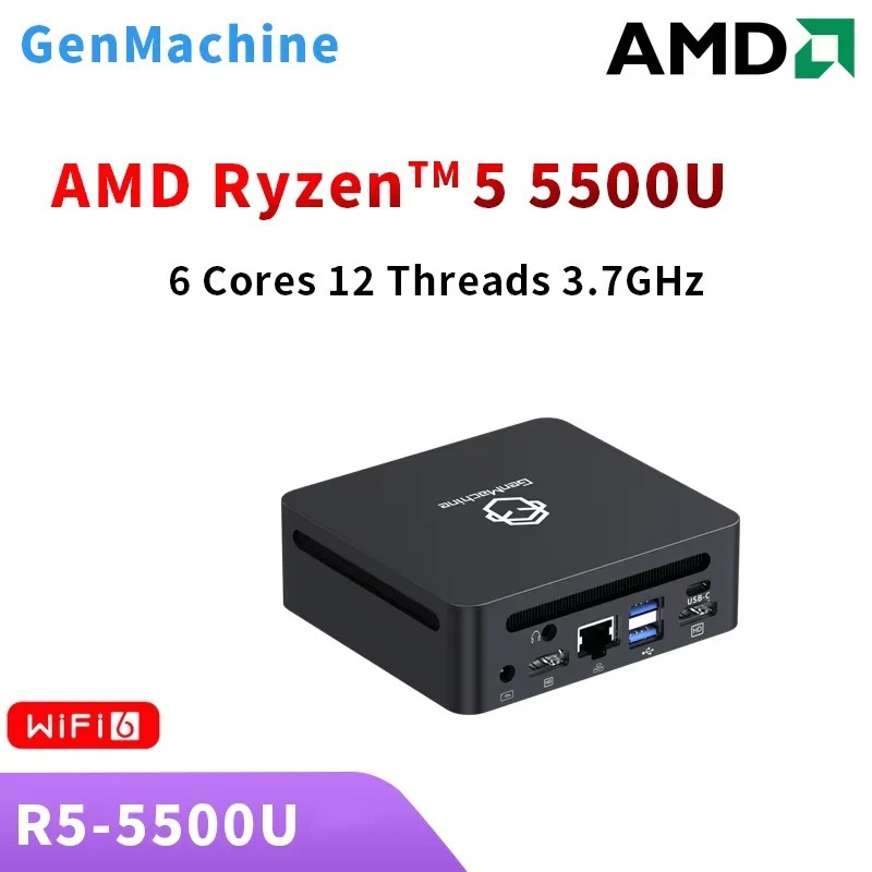 GenMachine Mini PC Ren5000 550 - Ddr4 3200Mhz ulasan dan harga
