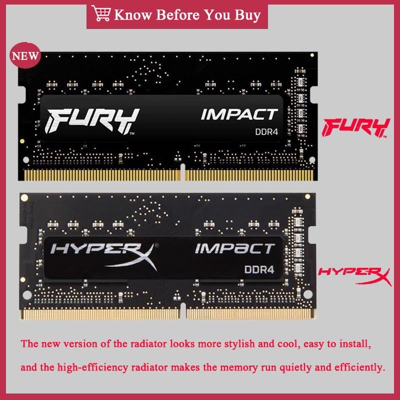 DDR4 FURY Impact RAM 16GB 8GB  - Ddr4 2400Mhz ulasan dan harga